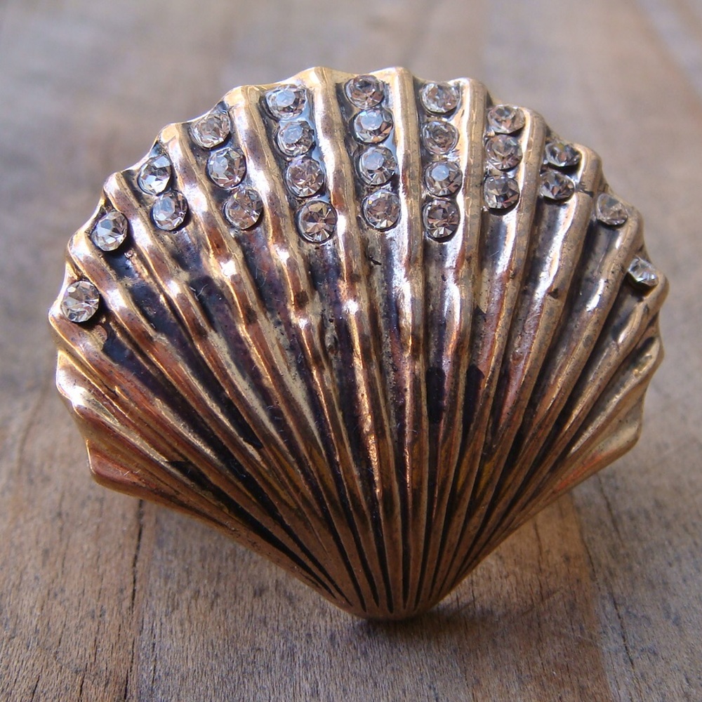 Crystal Hawaiian 🌺 Sea Shell Ring
